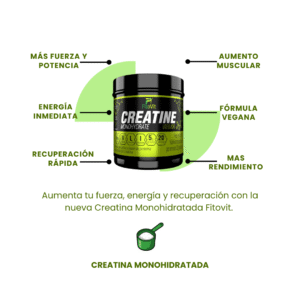 Creatina Monohidratada Premium Fitovit - mujer - nenolab