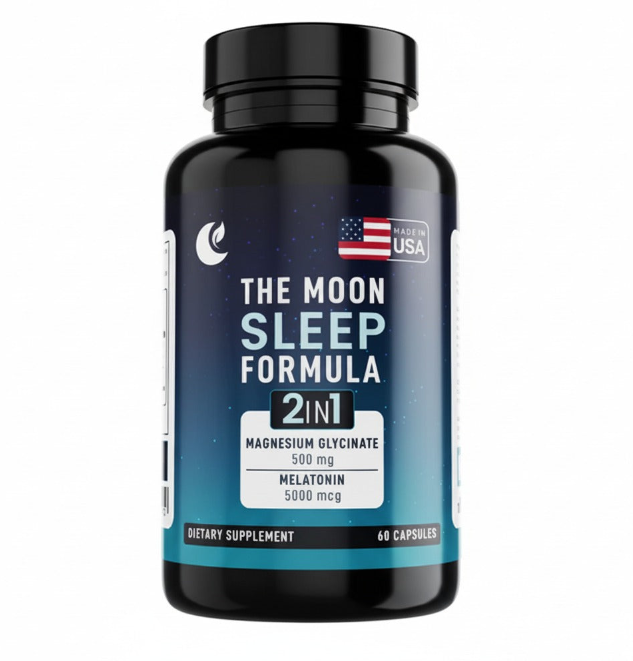 Melatonina con glicinato de magnesio front nenolab